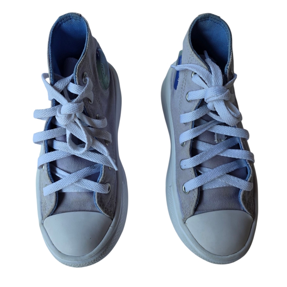 Converse High-Top Sneakers in Lavender - Picture 7 of 8